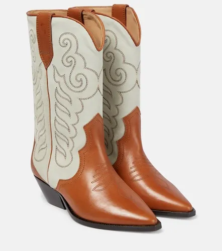 Botas Duerto de piel bordadas - Isabel Marant - Modalova