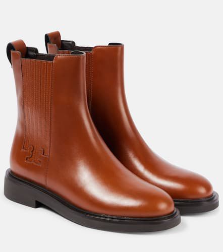 T Monogram leather Chelsea boots - Tory Burch - Modalova