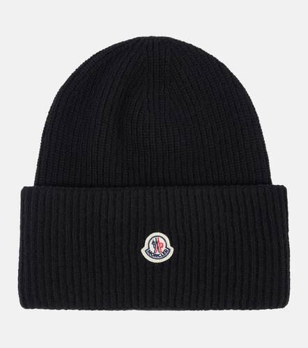 Moncler Logo wool beanie - Moncler - Modalova