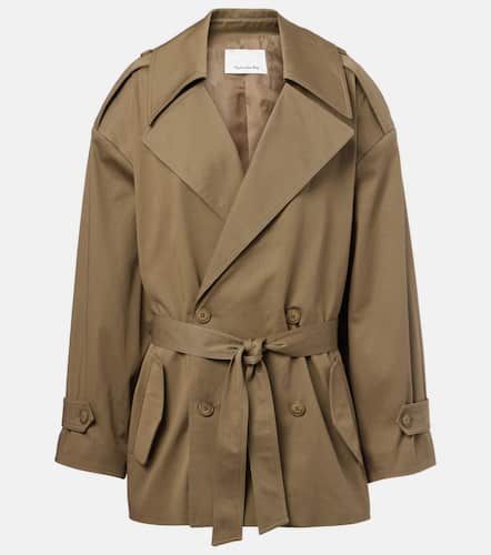 Trench cropped oversize Zurich in cotone - The Frankie Shop - Modalova
