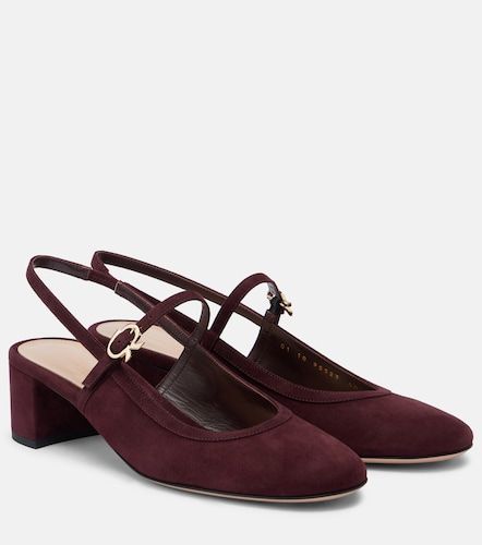 Pumps slingback 45 in suede - Gianvito Rossi - Modalova