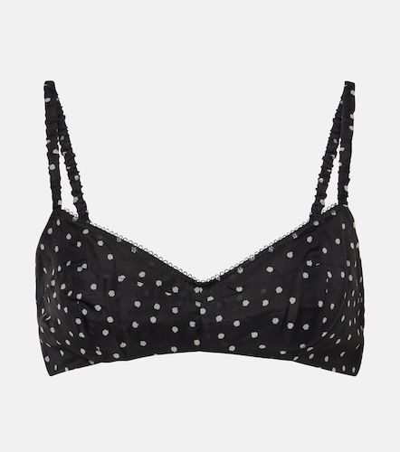 SIR Polka-dot silk bralette - SIR - Modalova