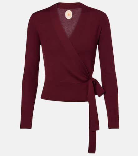 Virgin wool wrap cardigan - Jardin des Orangers - Modalova