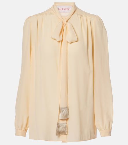 Camicia in seta crêpe de chine - Valentino Garavani - Modalova