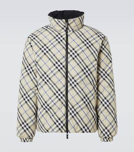Check reversible down jacket - Burberry - Modalova