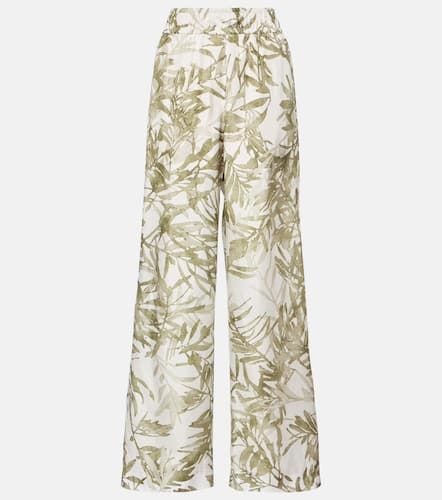 Silk wide-leg pants - Brunello Cucinelli - Modalova