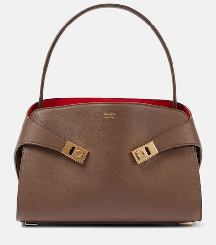 Borsa a spalla Hug Medium in pelle - Ferragamo - Modalova