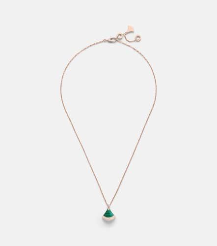 Divas' Dream 18kt rose necklace with diamonds and malachite - Bvlgari - Modalova