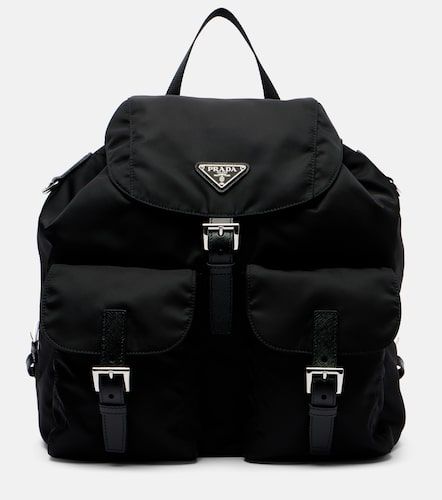 Rucksack Medium aus Re-Nylon mit Saffiano-Leder - Prada - Modalova