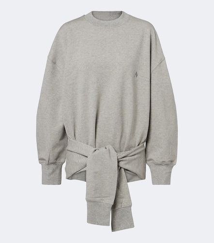 Oversized draped cotton-blend sweatshirt - The Attico - Modalova
