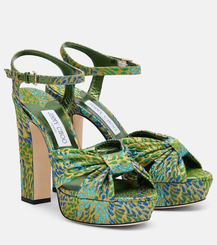 Heloise brocade platform sandals - Jimmy Choo - Modalova