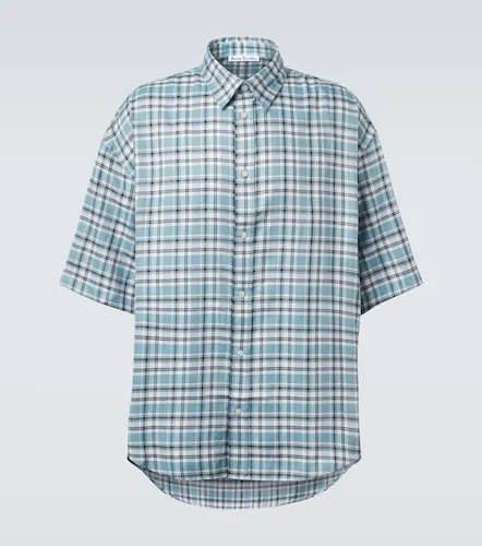 Plaid oversized flannel shirt - Acne Studios - Modalova
