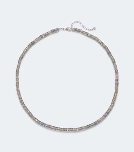 Collana in oro 14kt con perline, quarzo e diamanti - Sydney Evan - Modalova