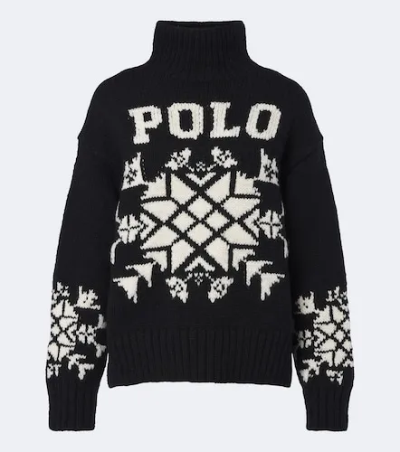 Intarsia wool turtleneck sweater - Polo Ralph Lauren - Modalova