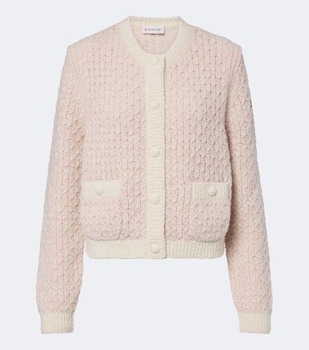 Cardigan in misto lana e alpaca - Moncler - Modalova
