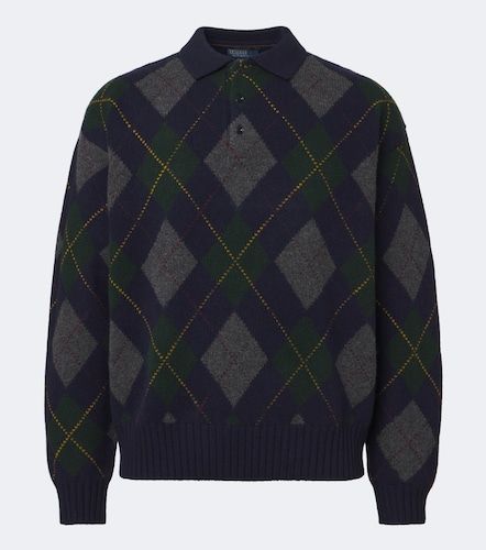 Pullover polo Argyle in lana e mohair - Polo Ralph Lauren - Modalova