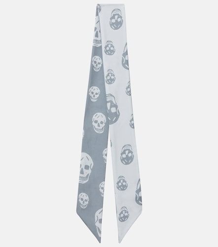 McQueen Schal Skull aus Seide - McQueen - Modalova