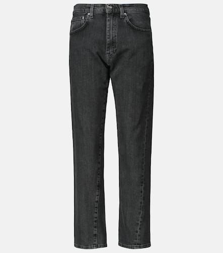 Mid-rise twisted-seam straight jeans - Toteme - Modalova