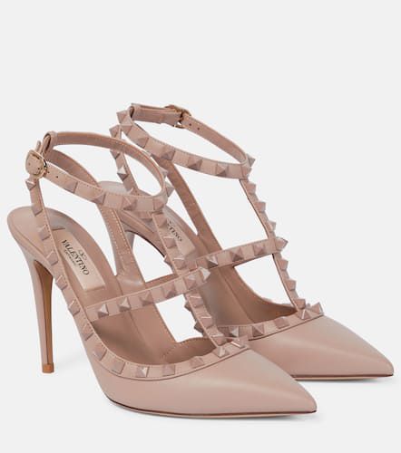 Pumps slingback Rockstud in pelle - Valentino Garavani - Modalova