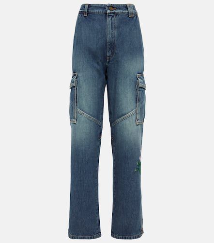Sequin-embellished flared jeans - Alessandra Rich - Modalova