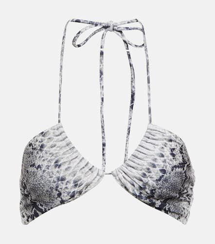 Jason printed bandeau bikini top - Norma Kamali - Modalova