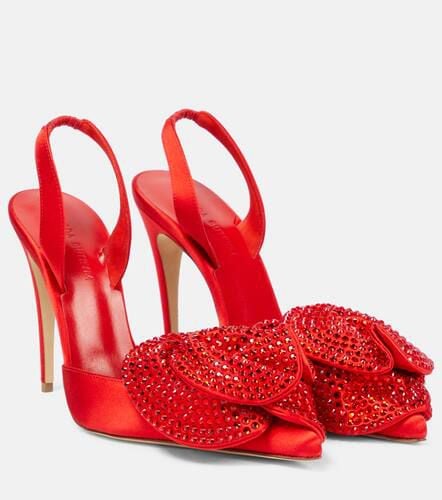 Embellished satin pumps - Magda Butrym - Modalova