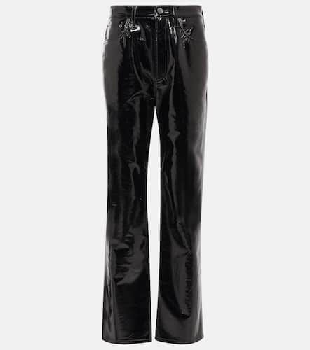 S Pinch Waist leather-blend pants - Agolde - Modalova