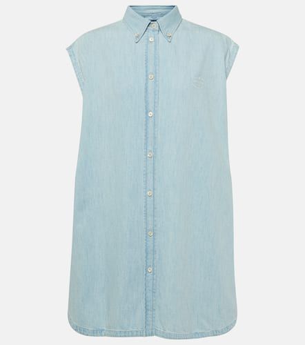 Prada Oversized denim shirt dress - Prada - Modalova