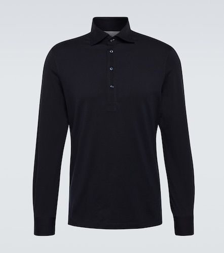 Pullover polo in cotone - Brunello Cucinelli - Modalova
