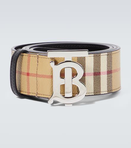 TB Monogram faux leather belt - Burberry - Modalova