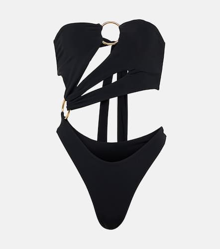 Strapless cutout swimsuit - Louisa Ballou - Modalova