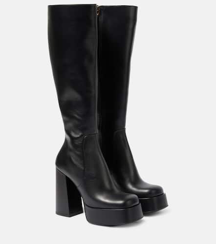 Aevitas leather platform knee-high boots - Versace - Modalova