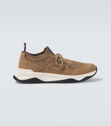 Shadow leather-trimmed sneakers - Berluti - Modalova