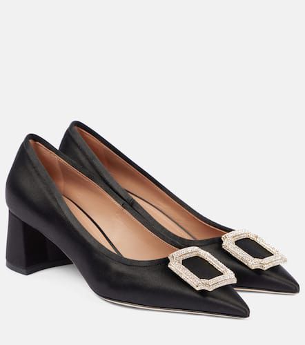 Lina 45 embellished satin pumps - Malone Souliers - Modalova