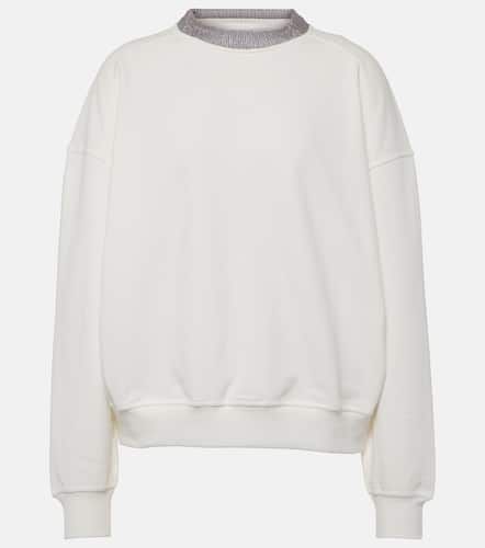 Monili cotton jersey sweatshirt - Brunello Cucinelli - Modalova