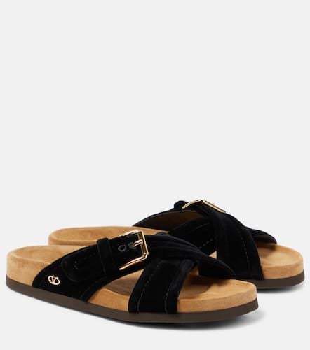 Fussfriend velvet sandals - Valentino Garavani - Modalova