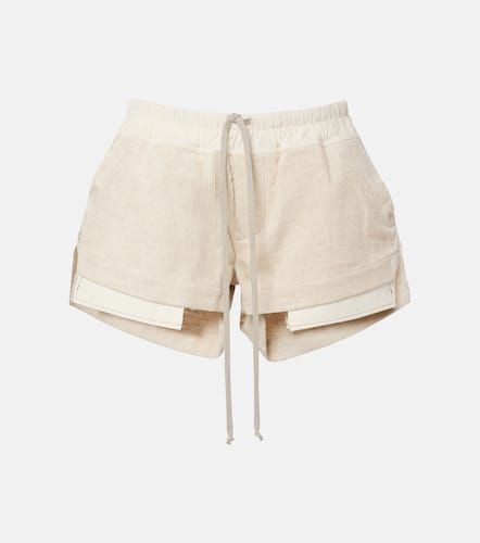 Fog cotton and linen Bermuda shorts - Rick Owens - Modalova