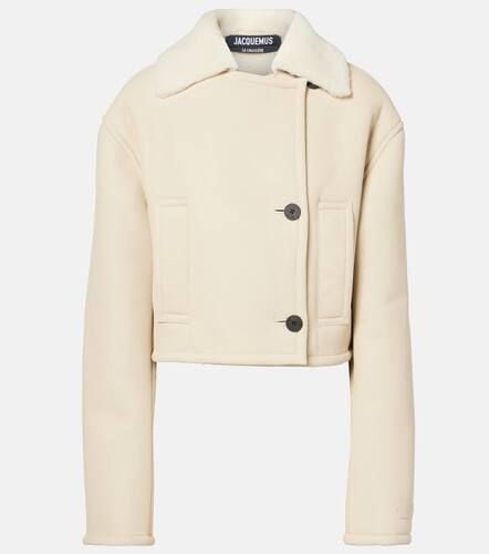 Marino cropped shearling jacket - Jacquemus - Modalova