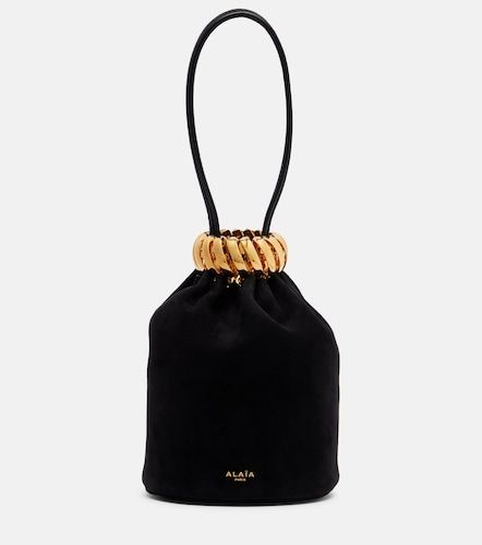 Alaïa Borsa Motion Mini in suede con cristalli - Alaia - Modalova