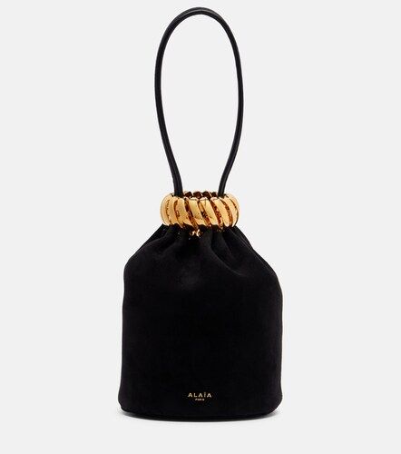 Motion Mini embellished suede top-handle bag - Alaia - Modalova