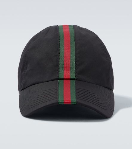 Cappello da baseball in canvas Web Stripe - Gucci - Modalova