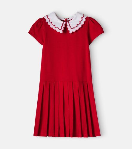 Vestido de algodón plisado - Patachou - Modalova