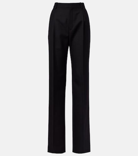 Saint Laurent Wool wide-leg pants - Saint Laurent - Modalova