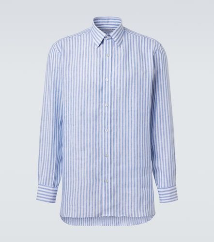 Charvet Camicia in lino a righe - Charvet - Modalova