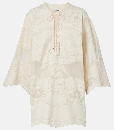 Solara embroidered cotton-blend minidress - Isabel Marant - Modalova