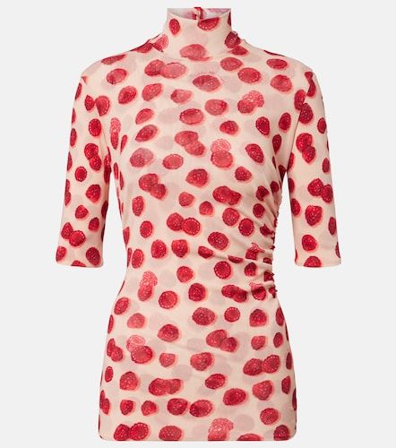 Printed mesh T-shirt - Stella McCartney - Modalova