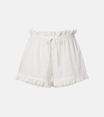 Shorts Cory de algodón con bordado inglés - Poupette St Barth - Modalova