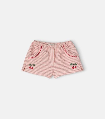 Konges Sløjd Shorts Ellie de sirsaca de algodón a rayas - Konges Slojd - Modalova