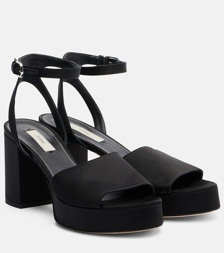 Toteme Satin platform sandals - Toteme - Modalova