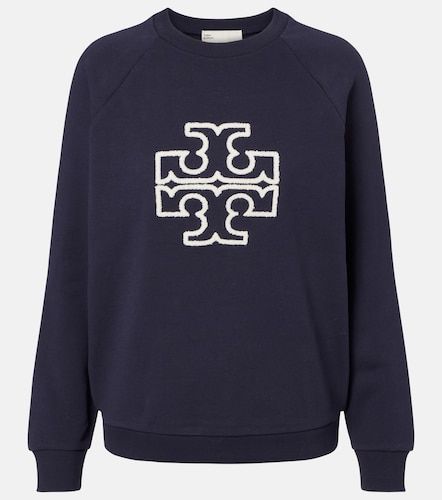 Sudadera en jersey de algodón con logo - Tory Burch - Modalova